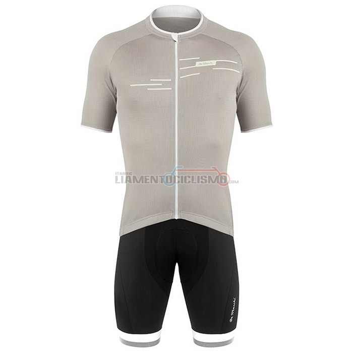 Abbigliamento Ciclismo De Marchi Manica Corta 2020 Chiaro Grigio